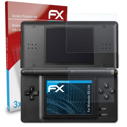  [아마존베스트]atFoliX Screen Protection Film Nintendo DS-Lite Screen Protector - Set of 3 - FX-Clear crystal clear