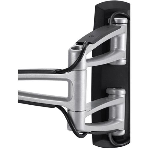  Atdec Telehook TH-2050-VFM Medium Weight Full Motion Articulating Wall Mount (Matt Silver / Black Trim)