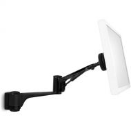 Atdec Articulated Swing Arm Wall Mount for Single Monitor (Black)