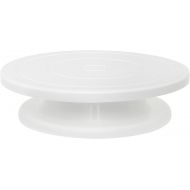 Ateco Revolving Cake Decorating Stand, Plastic Turntable and Base, 11-Inch Round, White
