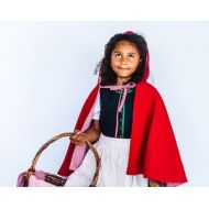 AtelierSpatz Little Red Riding Hood Costume | Kids Costume | Scarlet CAPE ONLY | Grimms Fairy Tale Costume | Hooded Red Cape by Atelier Spatz