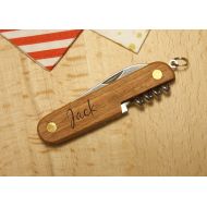 /Ateliercadeaux Personalized Knife, engraved pocket Knives, personalization with your name, custom gift for him, multi tool, 3 accessories, unique present