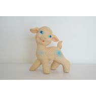 /Atelierdelachoisille Vintage lamb squeaker toy, toy, vintage french