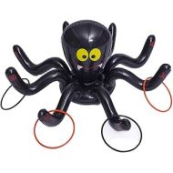 Atezch Inflatable Spider Ring Toss Game Party Game Outdoor Game Inflatable Toys for Birthday & Halloween Party Supplies
