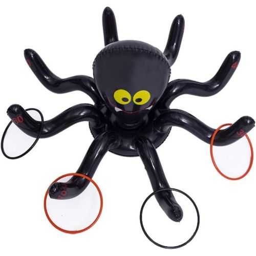  할로윈 용품Atezch Inflatable Spider Ring Toss Game Party Game Outdoor Game Inflatable Toys for Birthday & Halloween Party Supplies