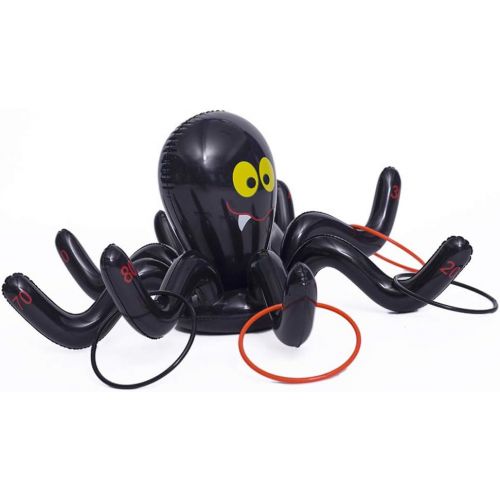  할로윈 용품Atezch Inflatable Spider Ring Toss Game Party Game Outdoor Game Inflatable Toys for Birthday & Halloween Party Supplies