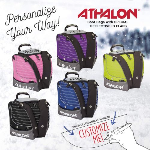  Athalon TRI-ATHALON KIDS BOOT BAG/BACKPACK ? SKI - SNOWBOARD ? HOLDS EVERYTHING ? (BOOTS, HELMET, GOGGLES, GLOVES)
