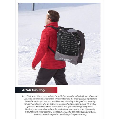  Athalon TriAthalon Adult Boot BagBackpack  SKI - Snowboard  Holds Everything  (Boots, Helmet, Goggles, Gloves)