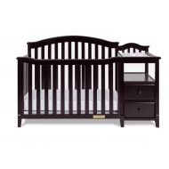 Athena Kali 4-in-1 Convertible Crib and Changer Espresso