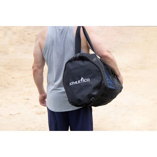  [아마존베스트]Athletico Mesh Dive Duffel Bag for Scuba or Snorkeling - XL Mesh Travel Duffle for Scuba Diving and Snorkeling Gear & Equipment - Dry Bag Holds Mask, Fins, Snorkel, and More