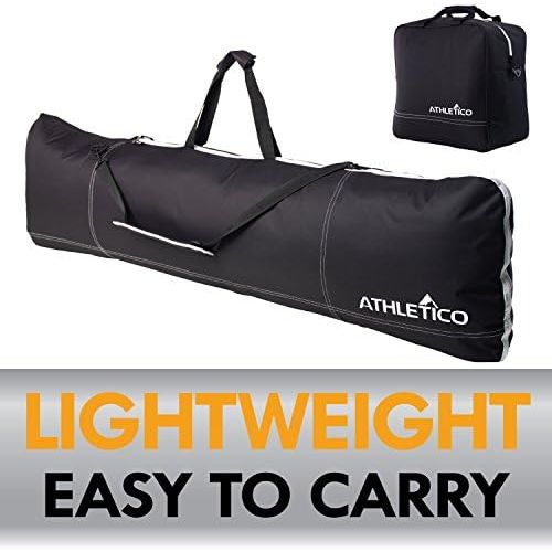  [아마존베스트]Athletico Padded Two-Piece Snowboard and Boot Bag Combo | Store & Transport Snowboard Up to 165 cm and Boots Up to Size 13 | Includes 1 Padded Snowboard Bag & 1 Padded Boot Bag