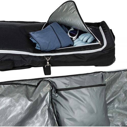  [아마존베스트]Athletico Conquest Padded Snowboard Bag with Wheels - Travel Bag for Single Snowboard and Snowboard Boots