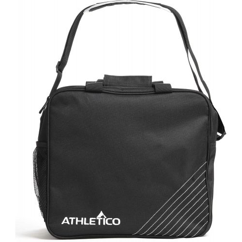  Athletico Essential Bowling Bag - Single Ball Bowling Tote Bag with Padded Bowling Ball Holder