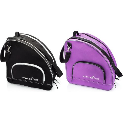  Athletico Ice & Inline Skate Bag - Premium Bag to Carry Ice Skates, Roller Skates, Inline Skates for Both Kids and Adults