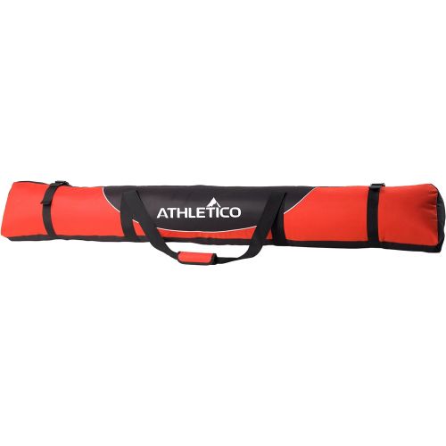 Athletico Mogul Padded Ski Bag - Fully Padded Single Ski Travel Bag
