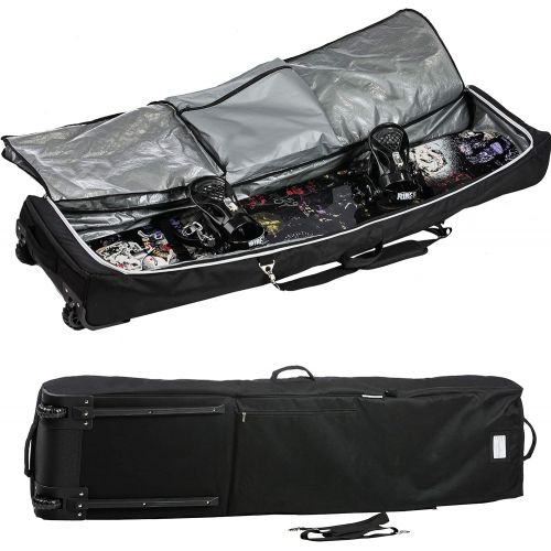  Athletico Conquest Padded Snowboard Bag with Wheels - Travel Bag for Single Snowboard and Snowboard Boots