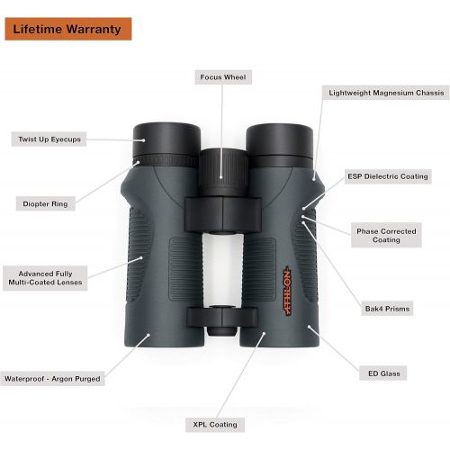  Athlon Optics , Argos , Binocular , 8 x 34 Roof ,