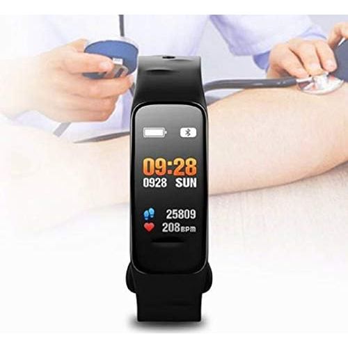  Atlanta Fitness Armband mit Herzfrequenz Blutdruck Pulsmesser Sauerstoff Farbdisplay Smartwatch Armband Uhr 9702