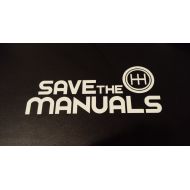 /AtlantaVinyl Save The Manuals! Vinyl Decal Sticker for Car or Truck Window, ETC