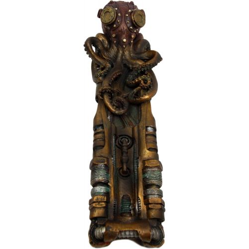  인센스스틱 Atlantic Collectibles Giant Steampunk Kraken Octopus On Runway Platform Stick Incense Burner Figurine 10.25 Long