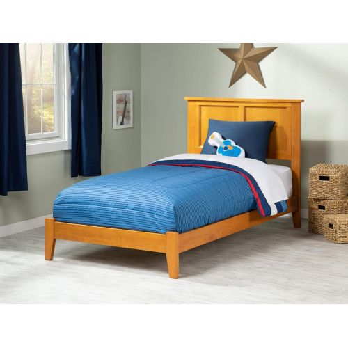  Atlantic Furniture AR8621037 Madison Bed Twin Caramel