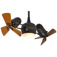 Atlas 41 in. Dual Rotational Ceiling Fan in Textured Bronze