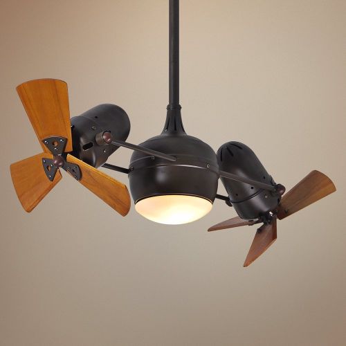  Atlas 41 in. Dual Rotational Ceiling Fan in Textured Bronze