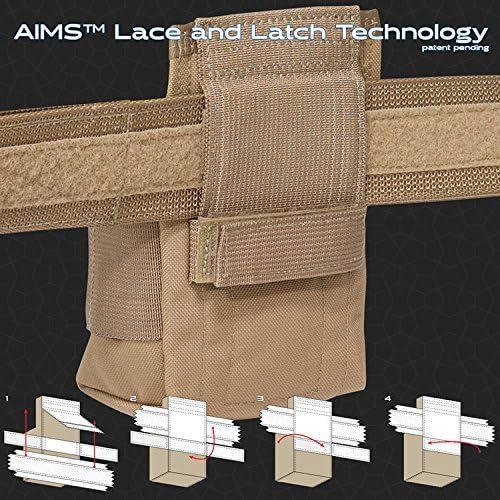  Atlas 46 AIMS Split-Top Fastener Pouch Insert with Divider, Black | Hand crafted in the USA