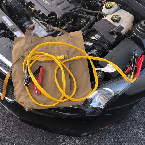  Atlas 46 Hudson Jumper Cable Bag, Coyote | Hand crafted in the USA
