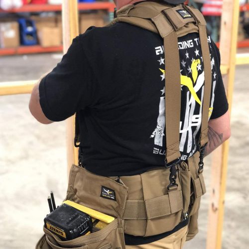 Atlas 46 247 Comfort-Tuff Suspenders Heavy Duty Black, One Size Fits Most | Work, Utility, Construction, Contractor, and Tactical