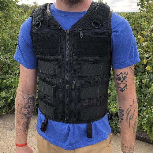  Atlas 46 AIMS Saratoga Vest Universal Chest Rig - Small, Black | Hand Crafted in The USA