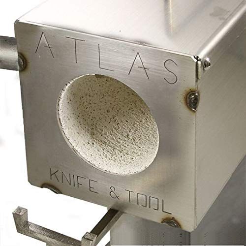 Atlas Knife & Tool Atlas Mini Forge Stainless Knifemaker Forge with Burner