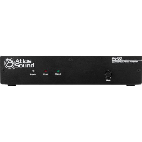  AtlasIED PA40G 40W Single-Channel Power Amplifier with Global Power Supply
