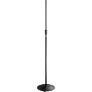 AtlasIED MS-12CE Microphone Stand Low-Profile Round Base (Black)