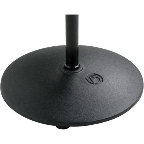  AtlasIED MS-12CE Microphone Stand Low-Profile Round Base (Black)