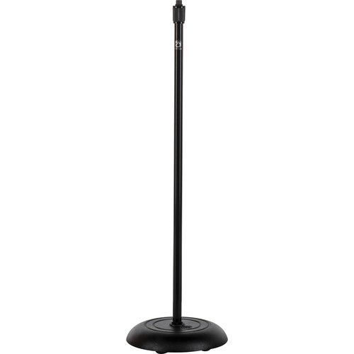  AtlasIED MS-10CE Microphone Stand with Round Base (Black)