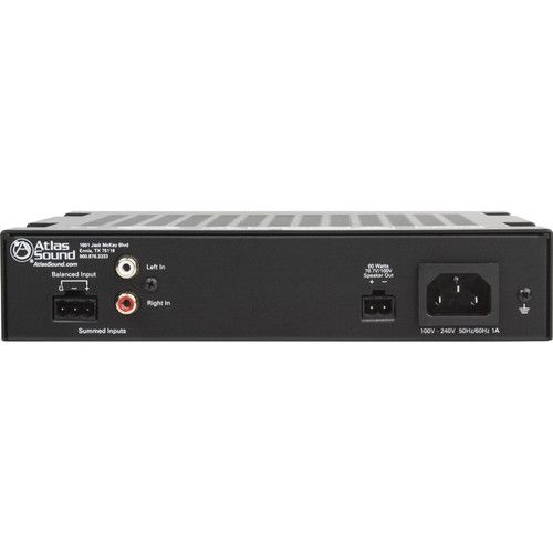  AtlasIED PA60G 60W Single-Channel Power Amplifier with Global Power Supply