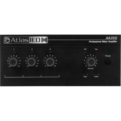  AtlasIED AA35G 3-Input 35W Mixer Amplifier