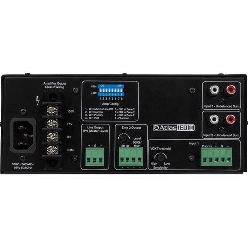  AtlasIED AA35G 3-Input 35W Mixer Amplifier