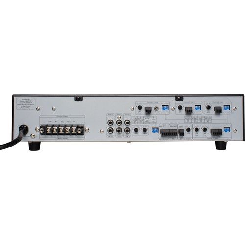  AtlasIED AA200PHD 6-Input 200W Mixer Amplifier with PHD Automatic System Test (US: 110-120 VAC)