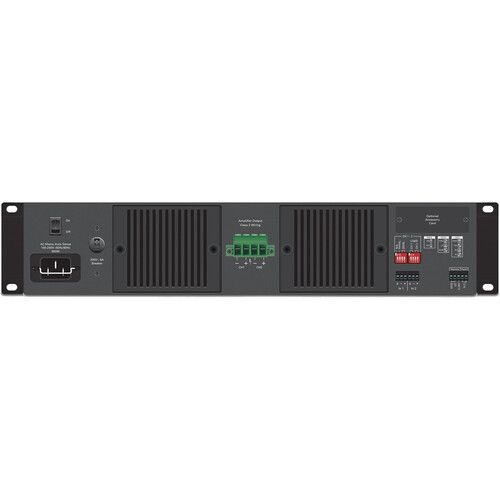  AtlasIED HPA602 Dual-Channel 600W Commercial Amplifier (Black, 2 RU)