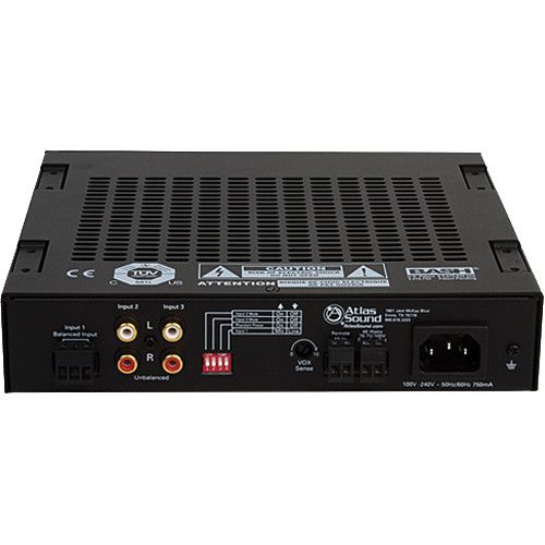 AtlasIED MA40G 40W 3-Channel Mixer Amplifier