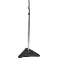 AtlasIED MS-25 - Heavy Duty Triangular Base Microphone Stand - Height: 38 - 67