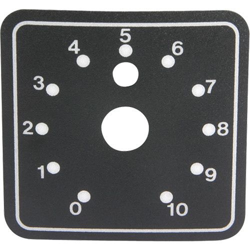  AtlasIED AT35-RM Rack Mounted 35W Attenuator with 3dB Steps (Matte Black)