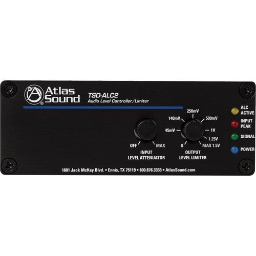  AtlasIED TSD-ALC2 - Audio Level Controller and Limiter