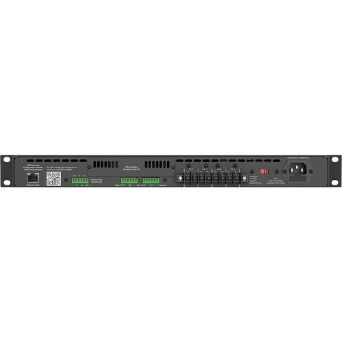  AtlasIED 400-Watt Networkable 4-Channel Power Amplifier with Optional Dante Network Audio