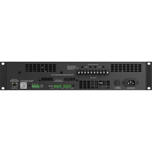  AtlasIED DPA2402 2400 Networkable Multi-Channel Power Amplifier