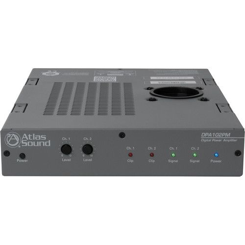  AtlasIED DPA-102PM Networkable 2-Channel Power Amplifier with DSP