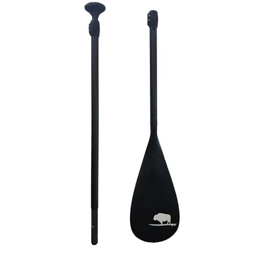  Atoll Carbon Fiber Shaft Stand Up Paddle Board Paddle with Nylon Blade, Adjustable Isup Travel Paddle