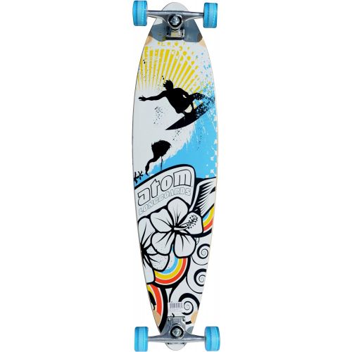  Atom Longboards Atom Pin-Tail Longboard (39-Inch)